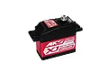 MKS DS9910 digital coreless metal gear servo with a red anodized aluminium case and black plastic top.