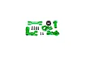 Traxxas green anodized aluminium steering bellcrank and drag link assembly parts kit including screws and a black plastic spacer.