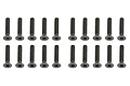 Team Associated 3x16mm Countersunk Head Fine Thread Screws 10Pcs 25204