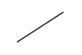 A long, thin, grey steel centre driveshaft for an ARRMA RC vehicle, shown against a plain white background.