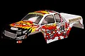 HSP 1/10 Lion Truck Painted White Body Shell 10114