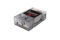 Spektrum A3230 flight controller receiver in a semi-transparent grey plastic case against a white background.