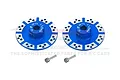 GPM Blue Aluminium 12mm (+1.5mm) Brake Disc Wheel Hexes 2Pcs BR010D/+1.5N-B