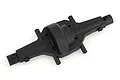 A black plastic front gear box case for an HSP RC vehicle, shown from a top-down perspective on a white background.