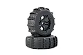 Rovan 1/5 Paddle Tyres on Black Rims 2Pcs - Beadlocked Wheels 87185
