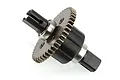 HSP RC centre differential unit featuring a metal spur gear and black plastic housing on a white background.