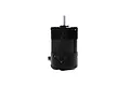 A black ZTW Beast Pro brushless sensored RC motor standing upright against a white background.