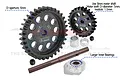 GPM Carbon Steel 33T Spur & 25T Pinion 1.5Mod Gear Set TXM2533TS-BK
