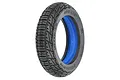 Pro-Line Hot Lap MX rear motorcycle tyre with a black tread and a bright blue foam insert, shown against a white background.