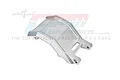 A silver GPM Racing aluminium skid plate for RC cars, shown from an angled perspective against a white background with a faint watermark.