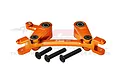 GPM Aluminium Steering Bell Crank/Drag Link Assembly - Orange MAG048N-OR