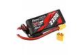 Gens Ace G-Tech 7.4V 2200mAh 60C LiPo battery with XT60 connector and a separate XT60 plug on a white background.