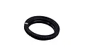 A single black threaded RC shock collar with a knurled outer edge, isolated on a white background.