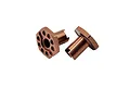 RC Maker Aluminium 3.5mm Wheel Hexes 2Pcs - Gold RCM-SP-2034-1
