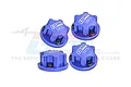 GPM Aluminium 17mm Wheel Nut - Blue LUX005-B
