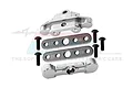 GPM Aluminium Front Lower Suspension Arm Tie Bar Set - Silver TXMS008N-S