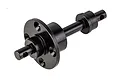 A black metal Element RC Stealth XF outdrive spare part shown against a white background.