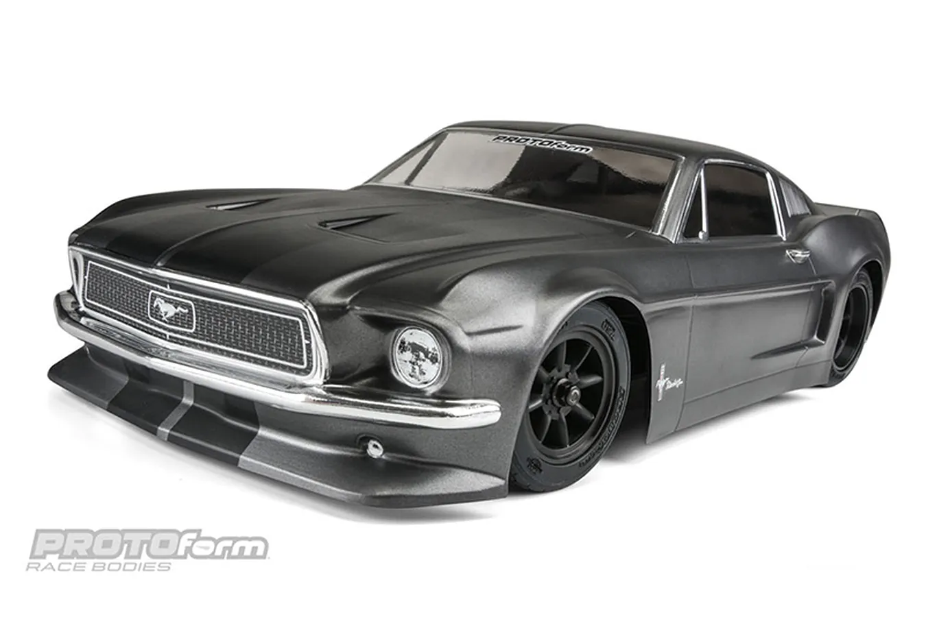 Protoform 1/10 1968 Ford Mustang Unpainted VTA Body Shell