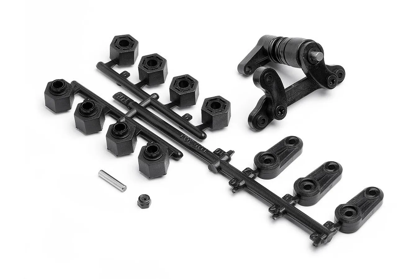 HPI Savage XS Steering Arm/Servo Saver & Wheel Hex Set