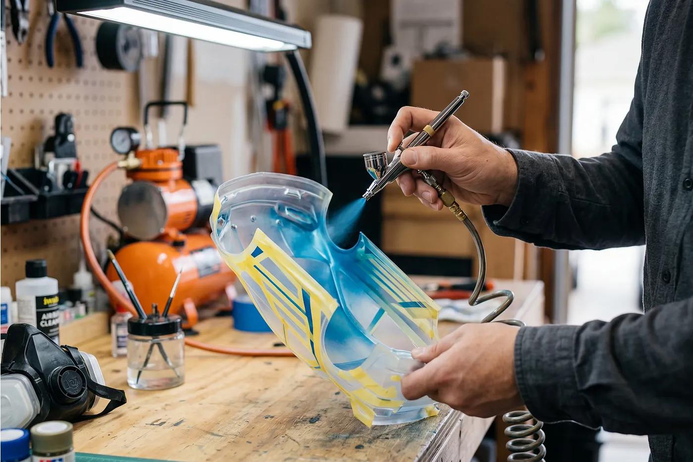 How to Paint an RC Body Shell...with an Airbrush!
