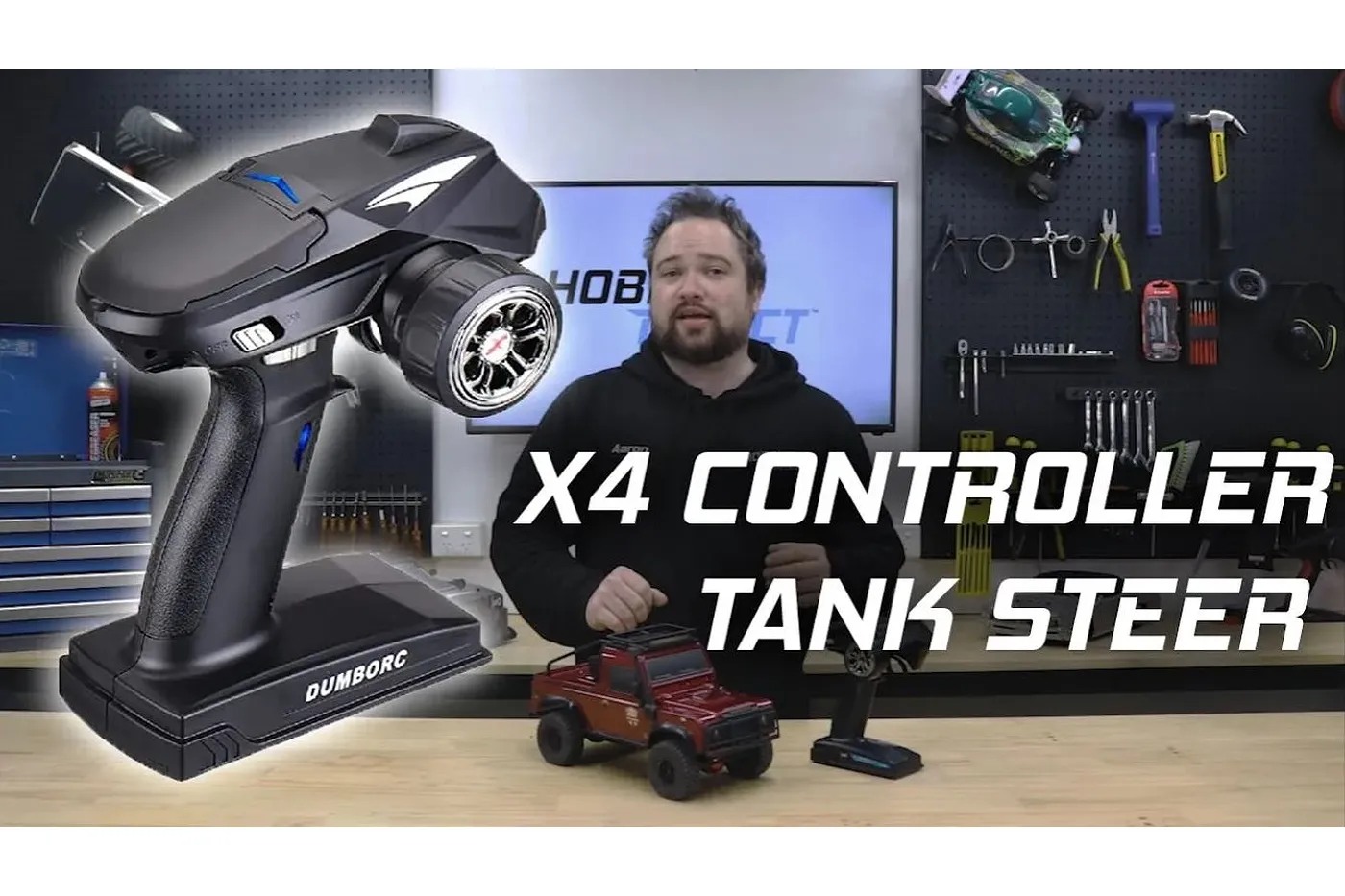 Dumbo RC X4 controller - How-to: Switch Steering Modes