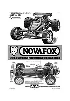 Tamiya Novafox  58577 Manual