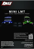 Losi Mini LMT RC Monster Truck Manual