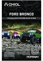 Axial SCX24 2021 Ford Bronco RC Rock Crawler Manual