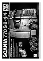 Tamiya Scania 770 S 8x4-4 RC Truck Manual