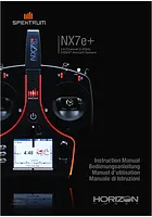 Spektrum NX7e+ 2.4Ghz 14ch DSMX Transmitter Manual