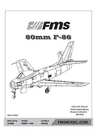 FMS 1.2m F-86 Sabre 80mm EDF PNP Manual