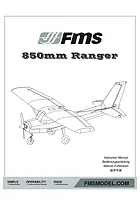 FMS RC Plane Ranger Reflex V3 850mm RTF Manual