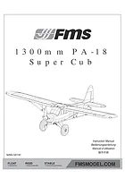 FMS RC Plane PA-18 Super Cub 1.3m Manual