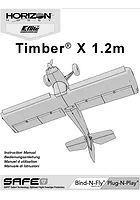 E-Flite Timber X RC Plane 1.2m Instruction Manual
