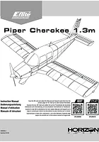 E-Flite Cherokee RC Plane 1.3M Instruction Manual