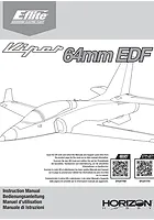 E-Flite Viper 64mm EDF BNF Jet Instruction Manual