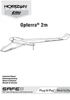 E-Flite Opterra Wing 2m Glider Instruction Manual