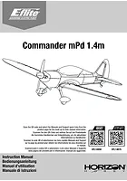 E-Flite Commander mPd 1.4m BNF Manual