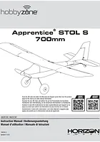 HobbyZone RC Plane Apprentice S 700mm Manual