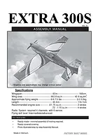 Seagull Extra 300S 1.6m 3D Aerobatic Kit Manual