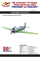 Seagull Reno Yak 11 1.8m Warbird Kit