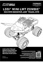 Losi Mini LMT Zombie 2S 4X4 RC Monster Truck Manual