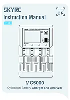 SkyRC Maxbuster MC5000 Cylindrical Smart Battery Charger and Analyser Manual