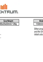 Spektrum Avian 100A Brushless Smart ESC Version A Programming Guide