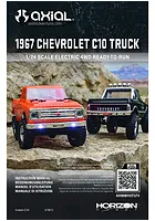 Axial SCX24 1967 Chevrolet C10 RC Rock Crawler Manual