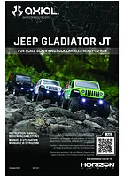 Axial SCX24 Jeep Gladiator RC Rock Crawler Manual