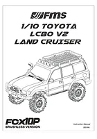 FMS FCX10 Pro Toyota Land Cruiser LC80 RS V2 RC Rock Crawler Manual