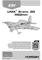 E-Flite RC Plane UMX Eratix 3D Flat Foamy 450mm Manual