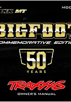 Traxxas X-Monster Bigfoot 50th Anniversary 8S RC Monster Truck Manual