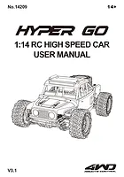 MJX RC Hyper Go 14209 RC Monster Truck Manual